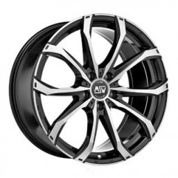 MSW 48 9.00x19" 5x112 ET29 GLOSS BLACK FULL POLISHED