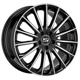 MSW 30 7.50x17" 5x112 ET27 GLOSS BLACK FULL POLISHED