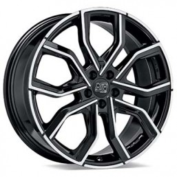 MSW 41 7.50x19" 5x110 ET40 GLOSS BLACK FULL POLISHED