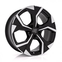 MSW 43 7.50x18" 5x108 ET45 GLOSS BLACK FULL POLISHED